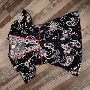 Womens Cherokee scrub top xs